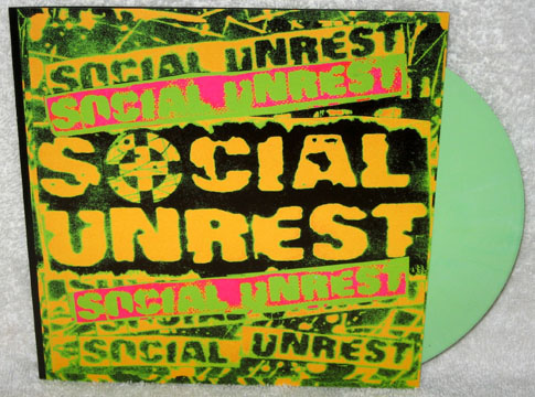 SOCIAL UNREST "S/T" EP (NRA) Mint Green Vinyl